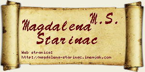 Magdalena Starinac vizit kartica